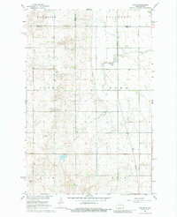 Ayr NW 1967 topographic map thumbnail