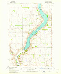 Baldhill Dam 1961 topographic map thumbnail