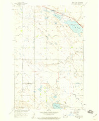 Balfour NW 1958 topographic map thumbnail