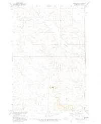 Barren Butte 1971 topographic map thumbnail