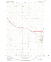Beach West 1982 topographic map thumbnail