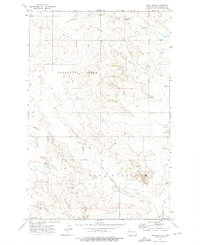 Bear Butte 1972 topographic map thumbnail