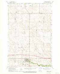Belfield 1962 topographic map thumbnail