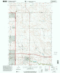 Belfield 1997 topographic map thumbnail