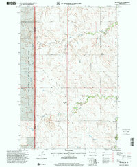 Belfield SW 1997 topographic map thumbnail