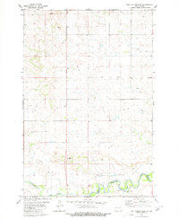 Bell Coulee East 1980 topographic map thumbnail