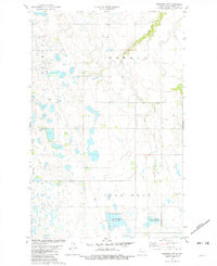 Benedict NW 1981 topographic map thumbnail