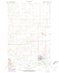 Beulah 1968 topographic map thumbnail