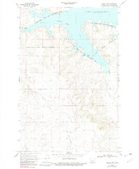 Beulah NW 1969 topographic map thumbnail