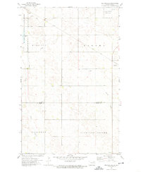 Billings Lake 1972 topographic map thumbnail