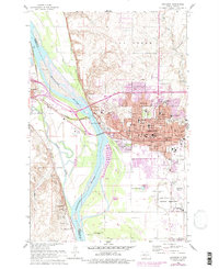 Bismarck 1962 topographic map thumbnail