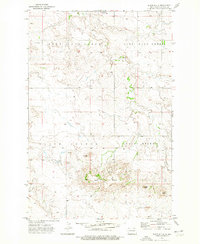 Black Butte 1973 topographic map thumbnail