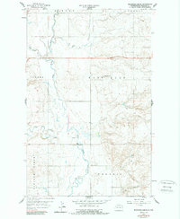 Blacktail Lake SE 1959 topographic map thumbnail