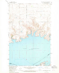 Blackwater Lake SE 1967 topographic map thumbnail