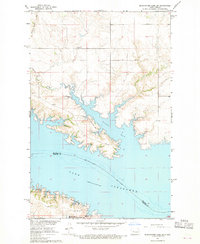 Blackwater Lake SW 1967 topographic map thumbnail