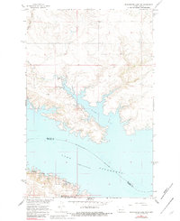Blackwater Lake SW 1967 topographic map thumbnail