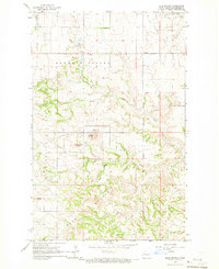 Blue Buttes 1965 topographic map thumbnail