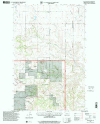 Blue Buttes 1997 topographic map thumbnail