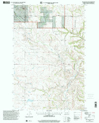 Blue Buttes SE 1997 topographic map thumbnail