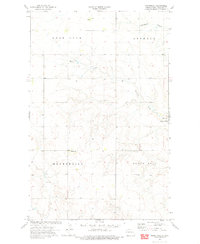 Bonetraill 1974 topographic map thumbnail