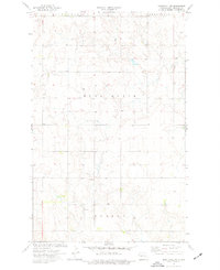 Bonetraill SW 1974 topographic map thumbnail