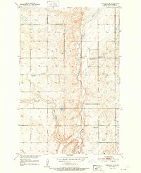 Bordulac NE 1951 topographic map thumbnail
