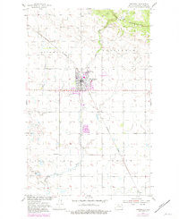 Bottineau 1955 topographic map thumbnail