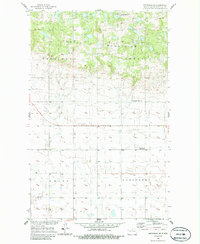 Bottineau 1955 topographic map thumbnail