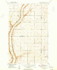 Bowbells SE 1949 topographic map thumbnail