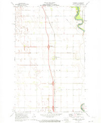 Bowesmont 1971 topographic map thumbnail