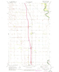 Bowesmont 1971 topographic map thumbnail