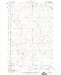 Bowman SW 1968 topographic map thumbnail