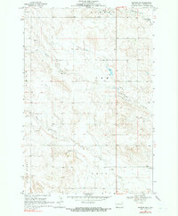 Bowman SW 1968 topographic map thumbnail