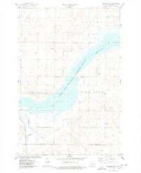 Braddock NW 1975 topographic map thumbnail