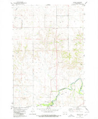 Breien 1980 topographic map thumbnail