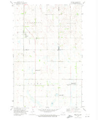 Brocket 1971 topographic map thumbnail