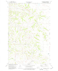 Buckskin Butte 1974 topographic map thumbnail