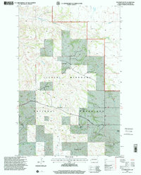 Buckskin Butte 1997 topographic map thumbnail