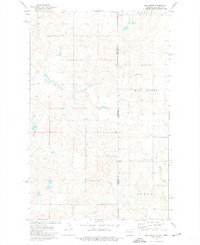 Bull Butte 1974 topographic map thumbnail