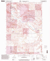Bullion Butte 1997 topographic map thumbnail