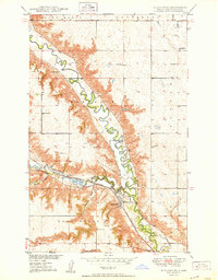 Burlington 1950 topographic map thumbnail