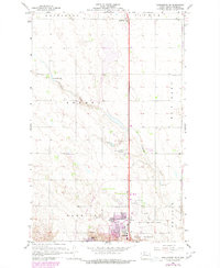 Burlington SE 1966 topographic map thumbnail
