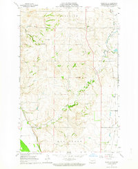 Burnt Butte 1962 topographic map thumbnail