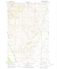 Burnt Butte 1962 topographic map thumbnail
