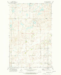 Bush Lake 1974 topographic map thumbnail