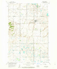 Butte 1958 topographic map thumbnail