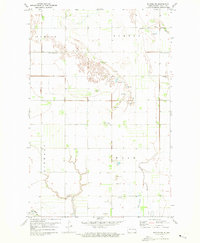 Buxton SW 1971 topographic map thumbnail