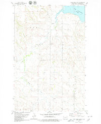 Camp Creek East 1978 topographic map thumbnail