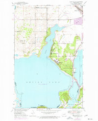 Camp Grafton 1951 topographic map thumbnail
