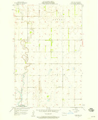 Cando NE 1957 topographic map thumbnail